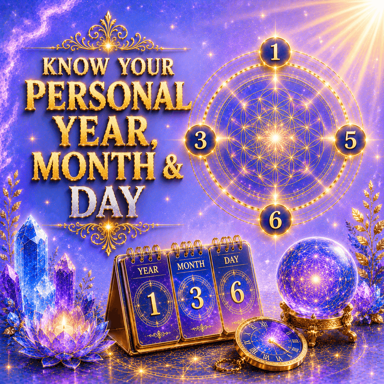 Know Your Personal Year, Month & Day
